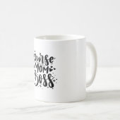 Nurse Gift Nurse Mama Boss Kaffeetasse (VorderseiteRechts)