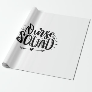 Nurse Gift Nurse Squad Geschenkpapier