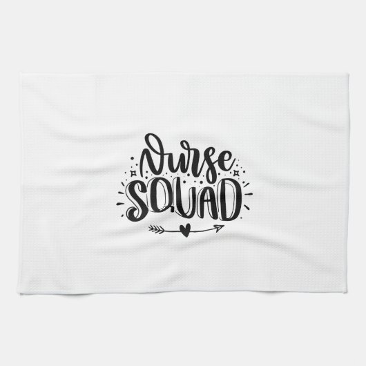 Nurse Gift Nurse Squad Geschirrtuch (Horizontal)