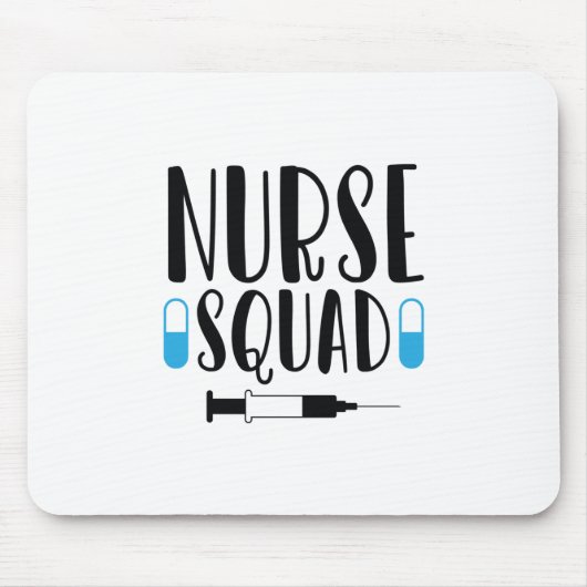Nurse Gift Nurse Squad Mousepad (Vorne)