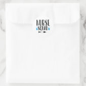 Nurse Gift Nurse Squad Runder Aufkleber (Tasche)
