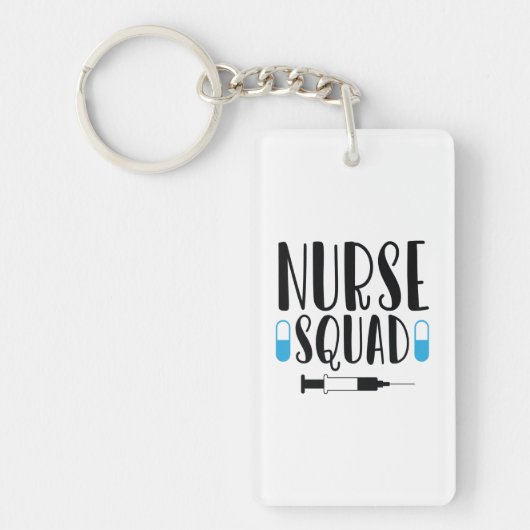 Nurse Gift Nurse Squad Schlüsselanhänger (Vorderseite)