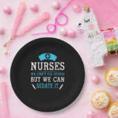 Nurse Gift | Nurses We Cant Fix Stupid Pappteller (Party)