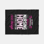 Nurse Gift Nursing Zuhause Administrator Fleecedecke (Vorderseite (Horizontal))