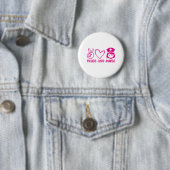 Nurse Gift Peace Liebe Nurse Button (Beispiel)