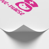 Nurse Gift Peace Liebe Nurse Geschenkpapier (Ecke)