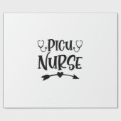 Nurse Gift Picu Nurse Geschenkpapier (Flach)