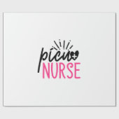 Nurse Gift Picu Nurse Geschenkpapier (Flach)