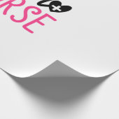 Nurse Gift Picu Nurse Geschenkpapier (Ecke)