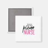 Nurse Gift Picu Nurse Magnet (Vorderseite/Rückseite)