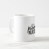 Nurse Gift Picu Nurses Kaffeetasse (Vorderseite Links)