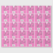 Nurse Gift Pink Geschenkpapier (Flach)