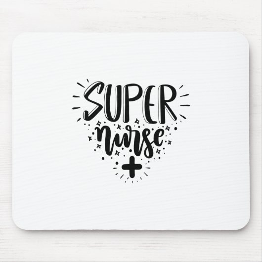 Nurse Gift Super Nurse Mousepad (Vorne)