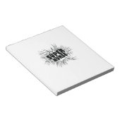 Nurse Gift Super Nurse Notizblock (angewinkelt)