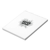 Nurse Gift Super Nurse Notizblock (Rotiert)