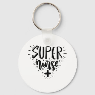 Nurse Gift Super Nurse Schlüsselanhänger