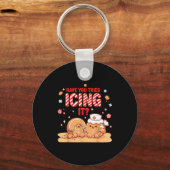 Nurse Gingerbread Man Costume, Xmas Have You Tried Schlüsselanhänger (Vorderseite)