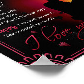 Nurse Girlfriend-Geschenk | Von Boyfriend Valentin Poster (Ecke)