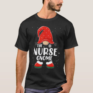 Nurse Gnom Büffel Kariert passende Familie Weihnac T-Shirt