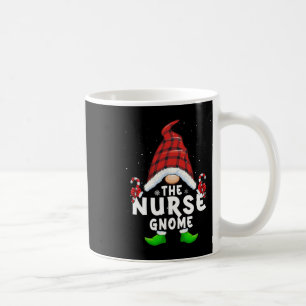 Nurse Gnome Buffalo Kariert Matching Family Christ Kaffeetasse