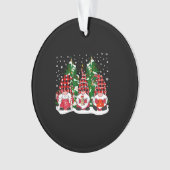 Nurse Gnomes Weihnachts-Weihnachtslicht-Pflegeknom Ornament (Vorderseite)