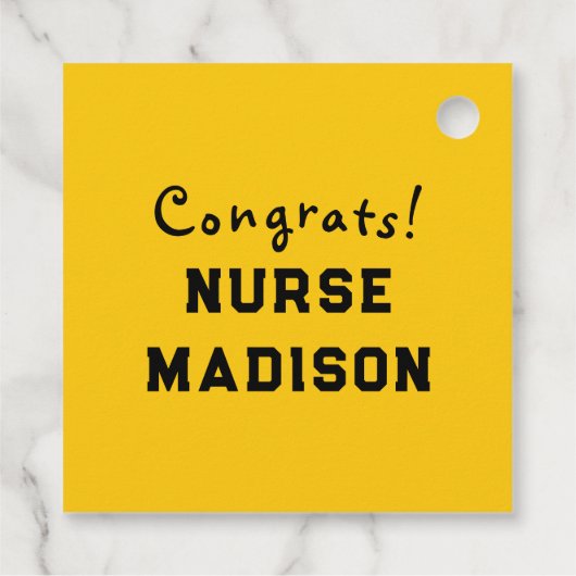 Nurse Grad Nursing School Geschenkanhänger (Rückseite)