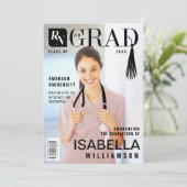 Nurse Graduate Registered Nurse Foto Magazine Ankündigung (Stehend Vorderseite)
