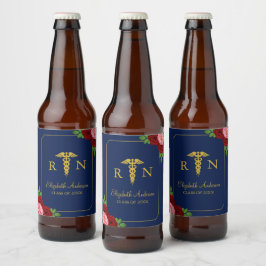 Nurse Graduation Bierflaschenetikett