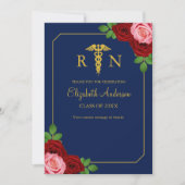 Nurse Graduation Dankeskarte (Vorderseite)