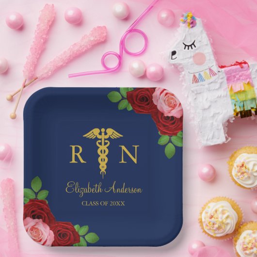 Nurse Graduation Pappteller (Party)