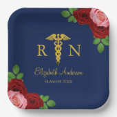 Nurse Graduation Pappteller (Vorderseite)