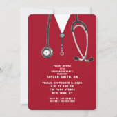 Nurse Graduation Party Einladung (Vorderseite)