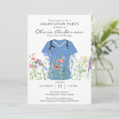 Nurse Graduation Party Einladung (Stehend Vorderseite)