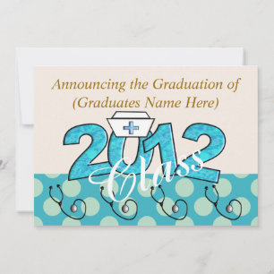 Nurse Graduation Party Invitations 2012 Einladung
