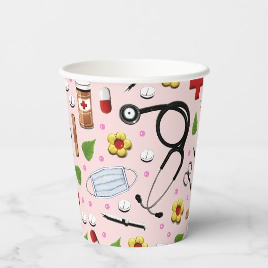 Nurse Graduation Party Pappbecher (Rückseite)