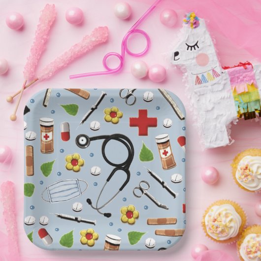 Nurse Graduation Party Pappteller (Party)