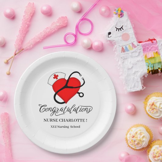 Nurse Graduation Party Pappteller (Party)