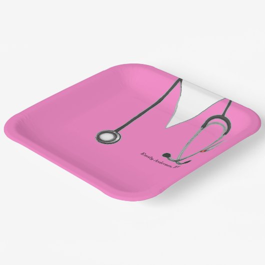 Nurse Graduation Party Pappteller (Gewinkelt)