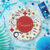 Nurse Graduation Party Pappteller (Party)