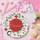 Nurse Graduation Party Pappteller (Party)