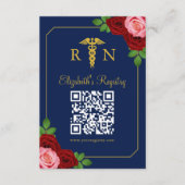 Nurse Graduation Party Registry Begleitkarte (Vorderseite)