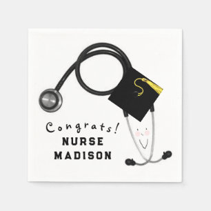 Nurse Graduation Party Serviette