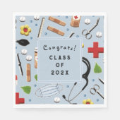 Nurse Graduation Party Serviette (Vorderseite)