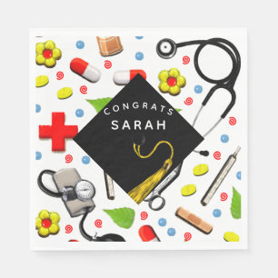 Nurse Graduation Party Serviette