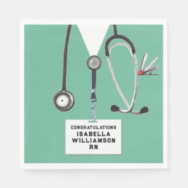 Nurse Graduation Party Serviette