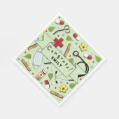 Nurse Graduation Party Serviette (Ecke)