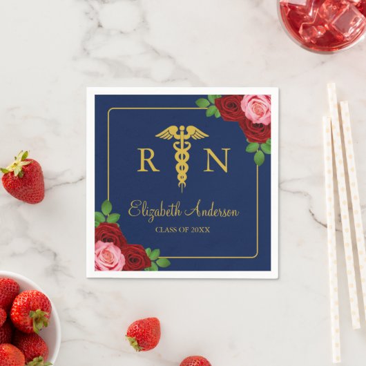 Nurse Graduation Serviette (Beispiel)