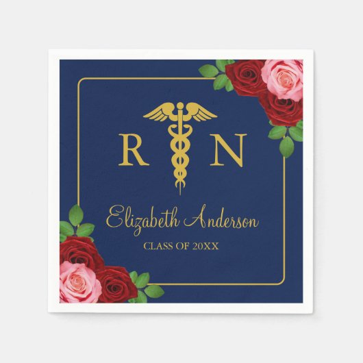 Nurse Graduation Serviette (Vorderseite)