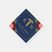 Nurse Graduation Serviette (Ecke)