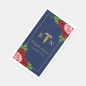 Nurse Graduation Serviette (Ecke)